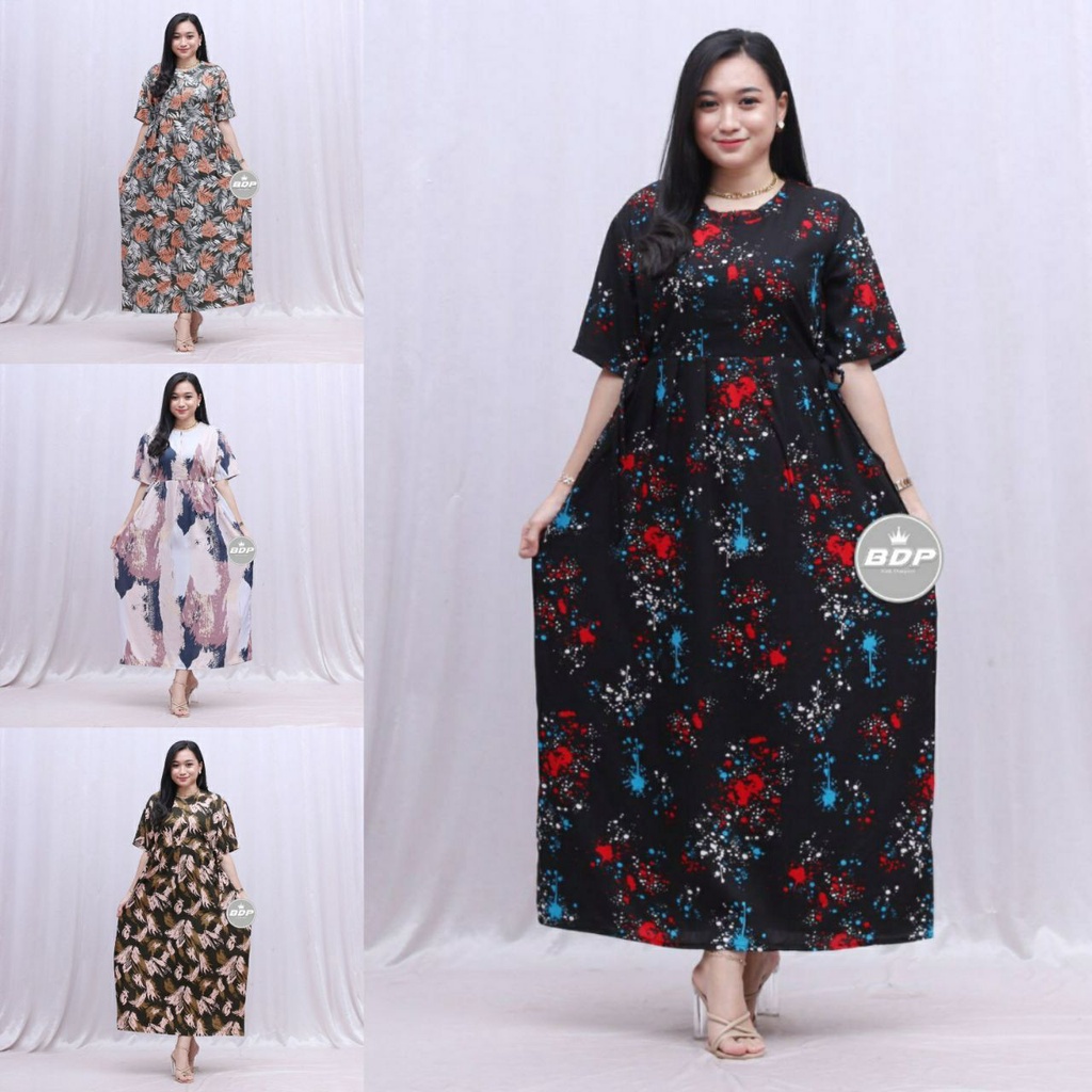 Dianputri - Daster Chibi Panjang Semata kaki Busui Kekinian Non Ruffle Dianputri-1