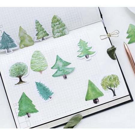 

Star Label Stickers - Pine Forest (45Pcs) Bagus