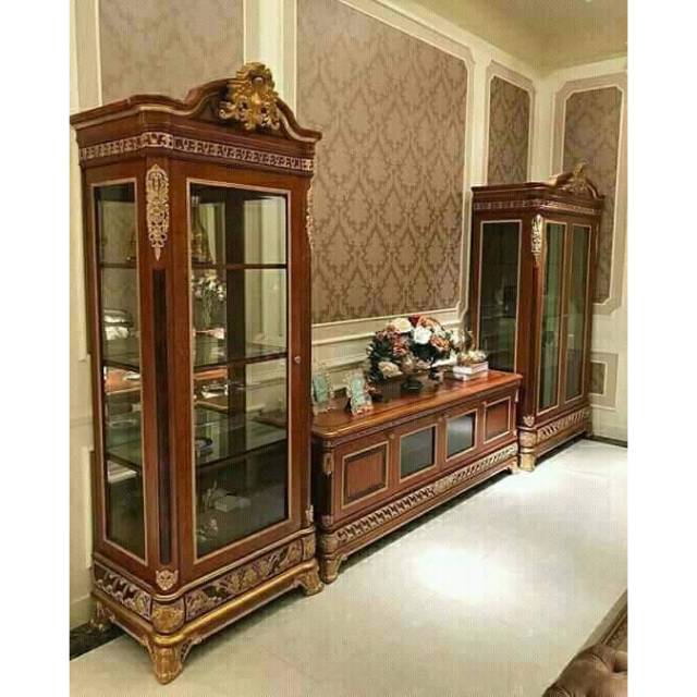 bufet tv pajangan pisah,mebel jepara,furniture