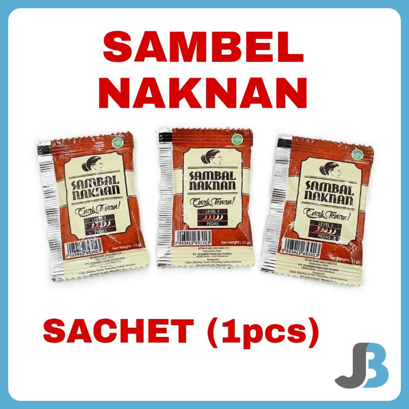 

Sambal Naknan Sachet Satuan Level 3