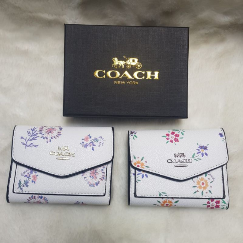 Dompet Wanita Import Coach Floral