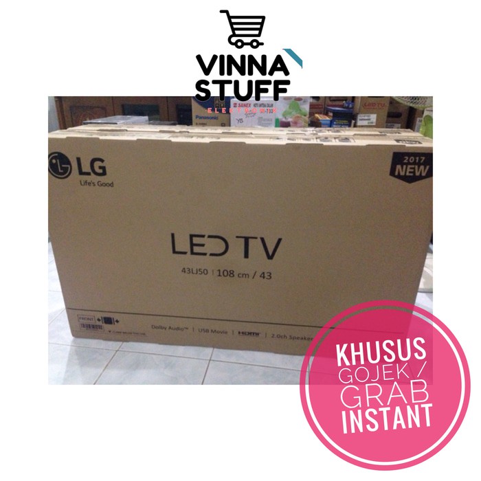 Televisi Tv Led 43 Inch LG 43LJ500T Full HD - Digital Tv