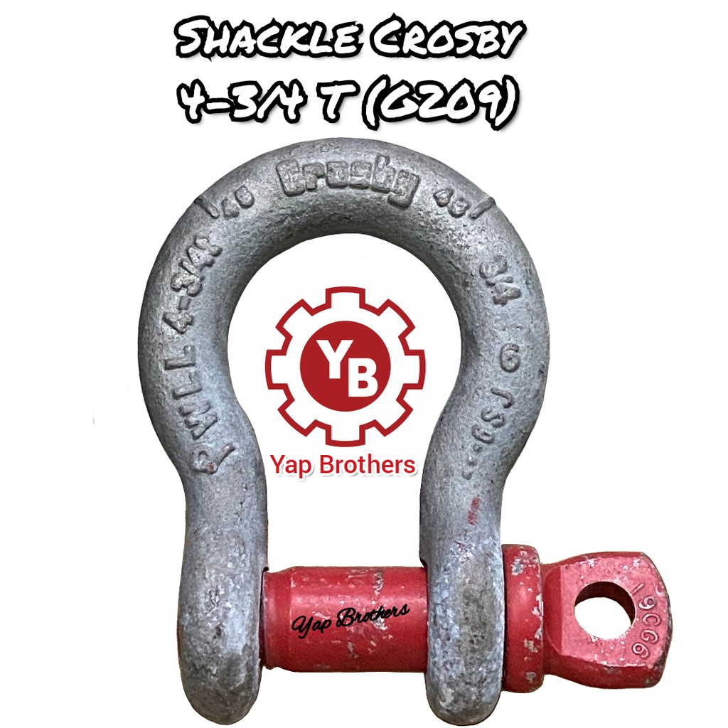 SHACKLE CROSBY 4.75T