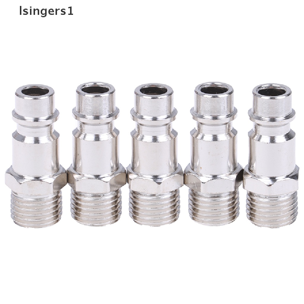 (lsingers1) 5pcs Konektor Kompresor Udara euro 1 / 4 &quot;quick release