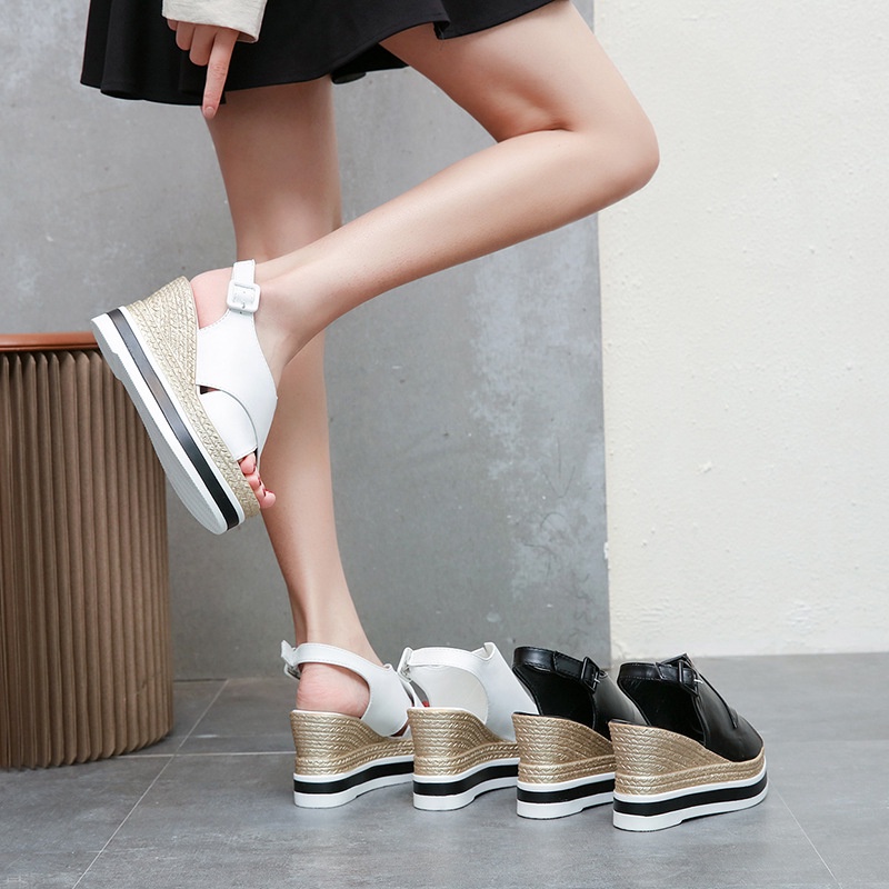 RYX - Deviole Slope Sandal Wedges Wanita Fashion Casual - Ori Import