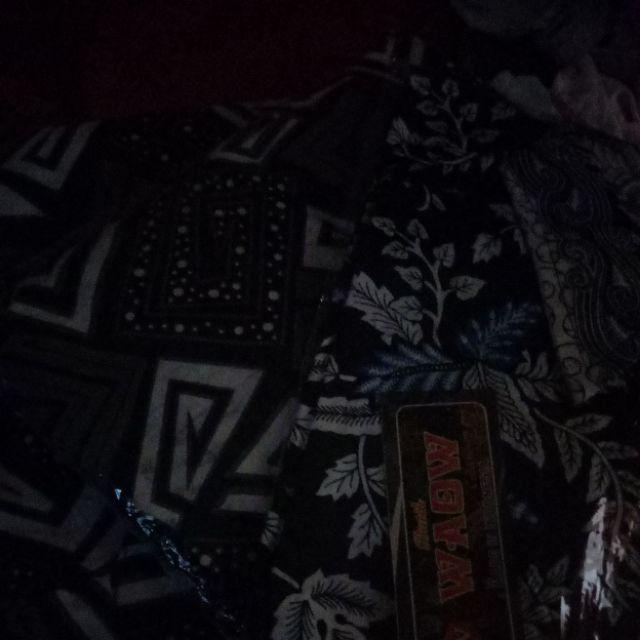 Kemeja Batik Lengan Pedek M L Xl Xxl Motif Blarak Biru Batik Pria