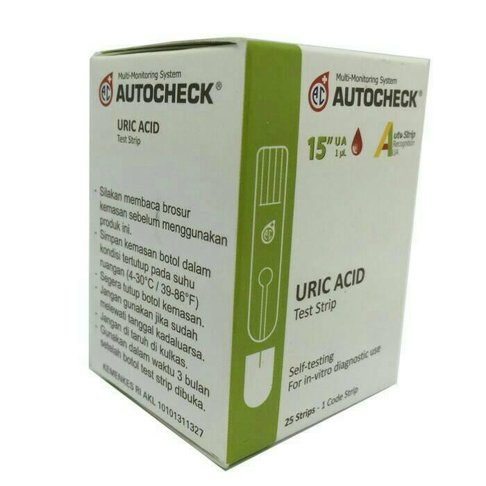 Autocheck Strip Asam Urat / Uri Acid Strip Test