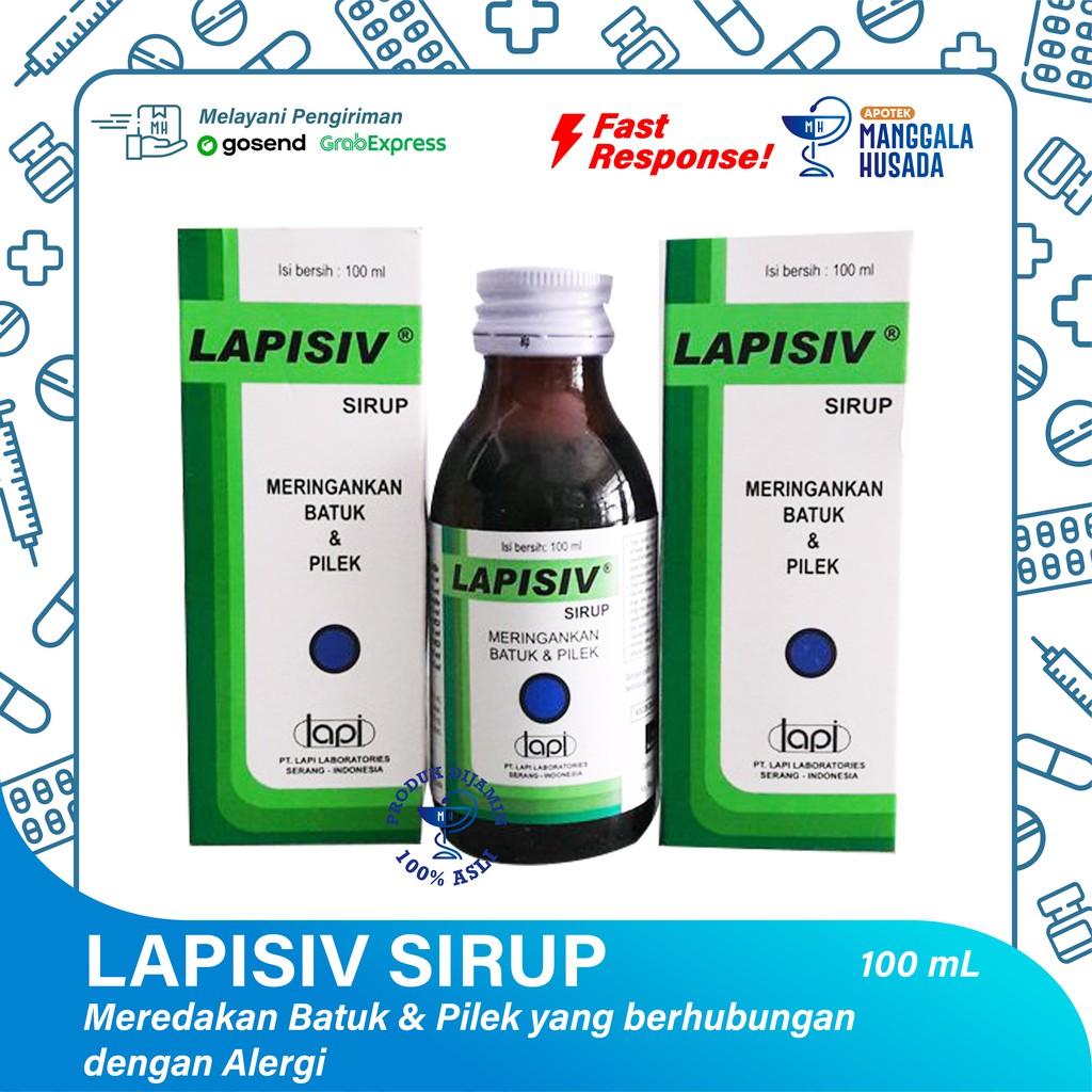 

LAPISIV SIRUP PER BOTOL @ 100 ML