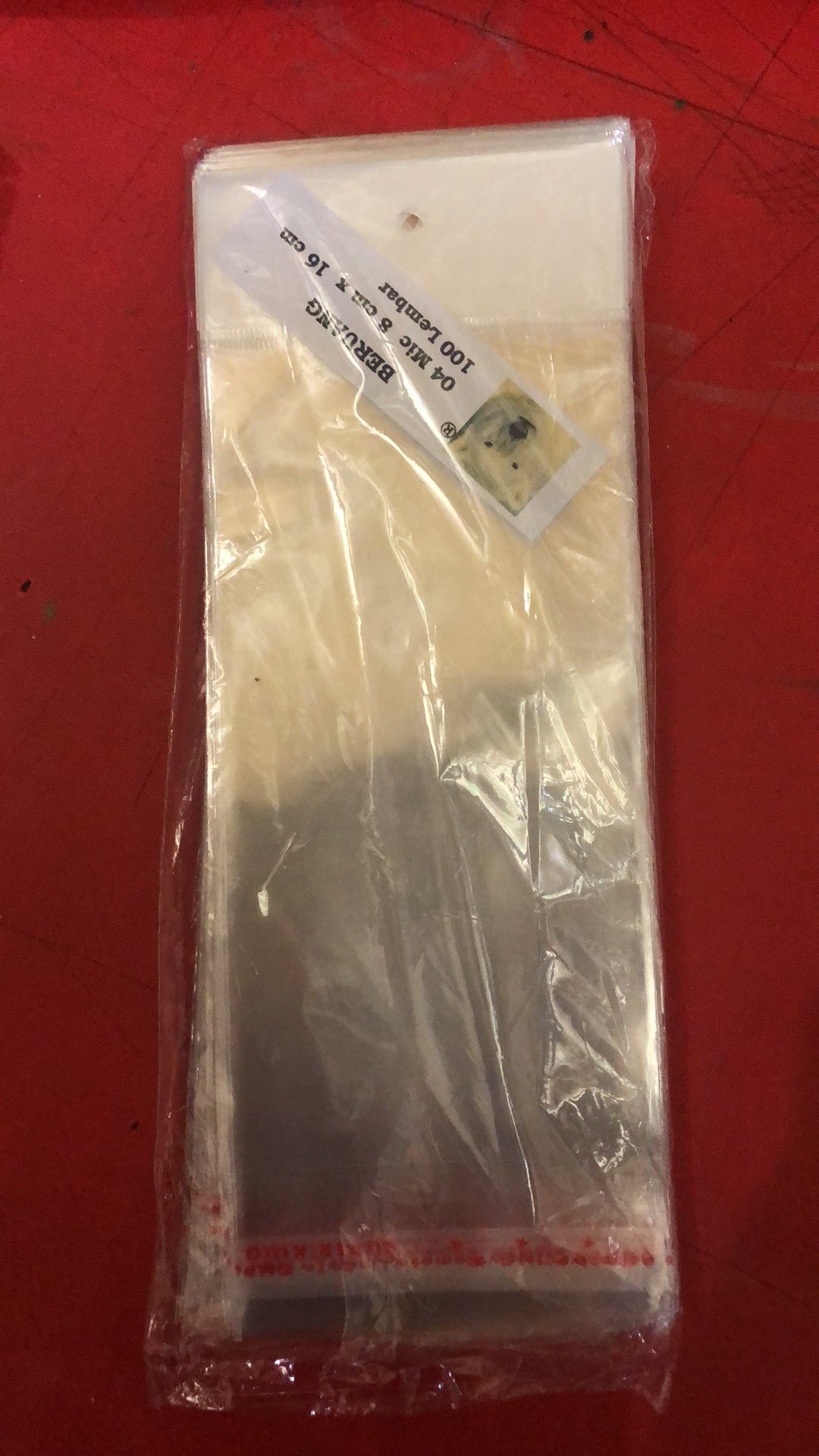 Plastik Opp Plong 8 X 16 Cm 100 Lembar Aksesoris
