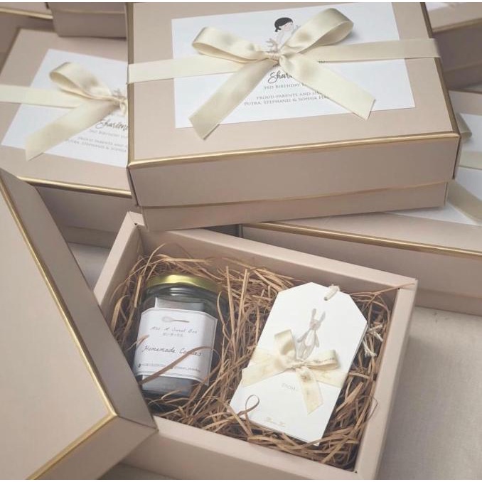 

[COD] BROWN TREE / PLAIN FINE BOX / GIFT BOX /BLUSH PINK [COD]