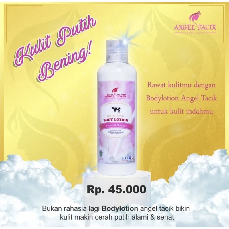 LOTION TACIK ANGEL / LOTION PEMUTIH HB / TACIK ANGEL ORI / LOTION ORI / HB ORI /HB TACIK ANGEL /SABI
