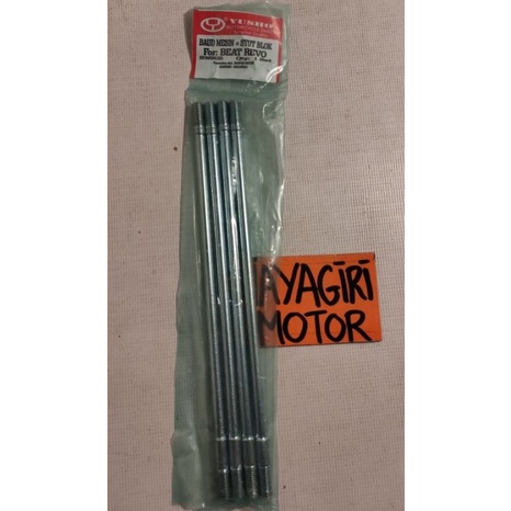 Set Baut Tanam Boring BEAT / REVO Blok Silinder Block Bohring Cylinder Tusuk Sate Baud Seher Mesin H