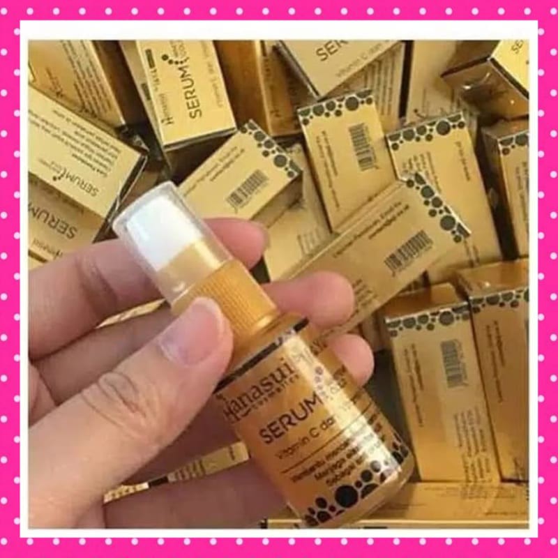 SERUM GLOWING WAJAH SERUM PENGHILANG JERAWAT PENGHILANG FLEK HITAM SERUM GOLD HANASUI JAYA MANDIRI