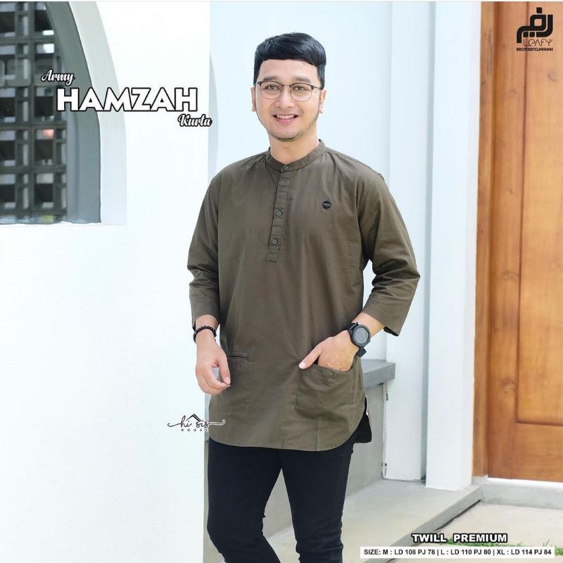 TERBARU TERMURAH 100% ORIGINAL Hamzah kurta - baju koko kurta ori by hi sis house DI JAMIN REAL PICT