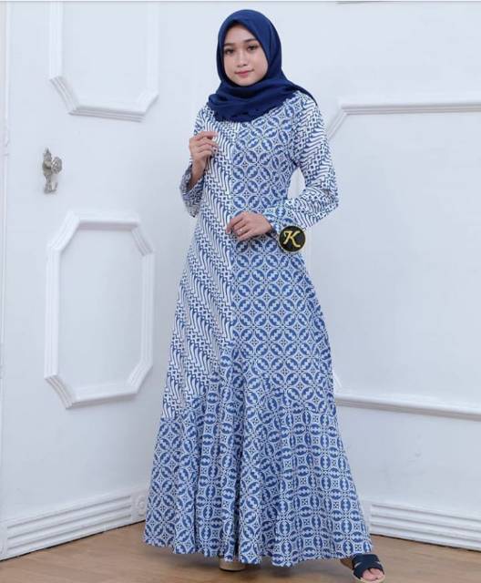 Wilona Dress Gamis silk premium