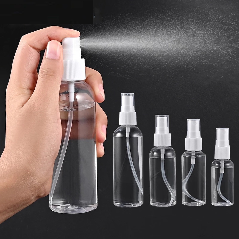 [5-250ml Portable Transparent Spray Bottle for Bottling] [Perfume Bottle, Plant Sprayer] [Travel Atomizer , Cosmetic Container] [Suitable for Disinfectant &amp; Lotion]