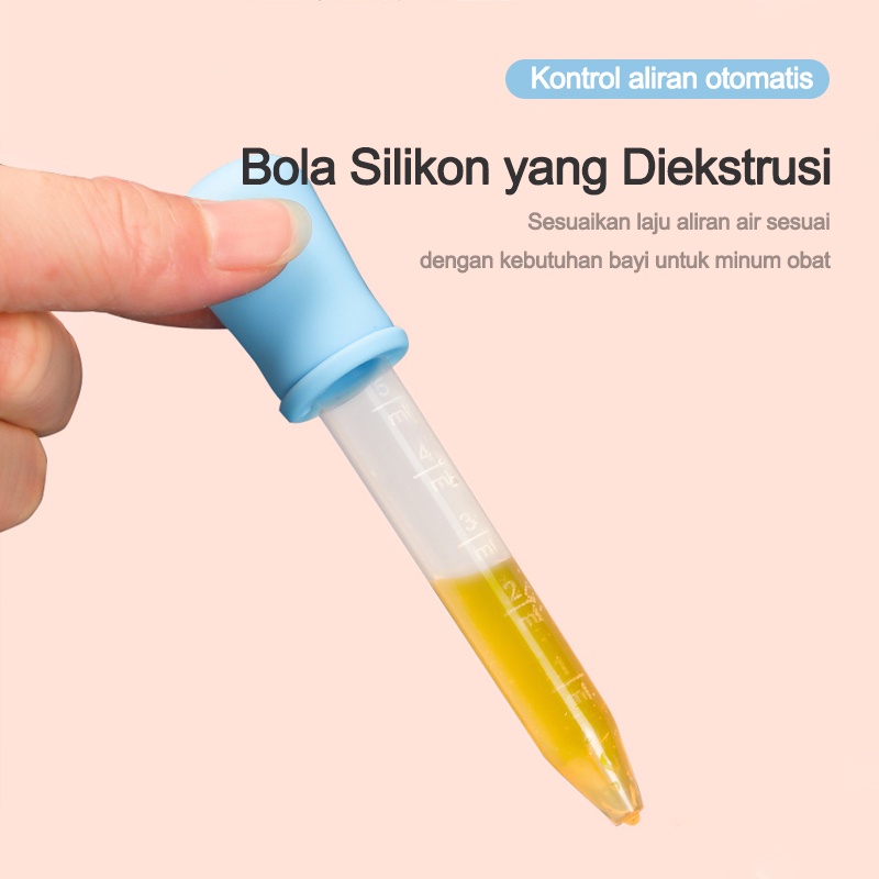 Pipet bayi/Penetes bayi 5ml/PIPET TETES OBAT BAYI ANAK UKURAN 5ML/PIPET TETES MINUM OBAT BAYI  L55