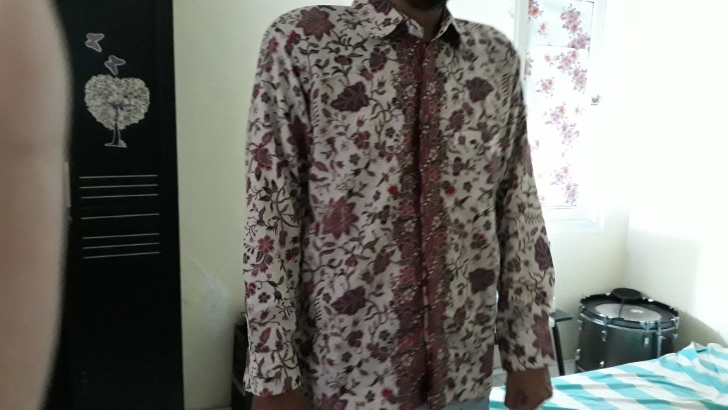 Lembayung.id / Kemeja Batik Lengan Panjang Tanjung Pink