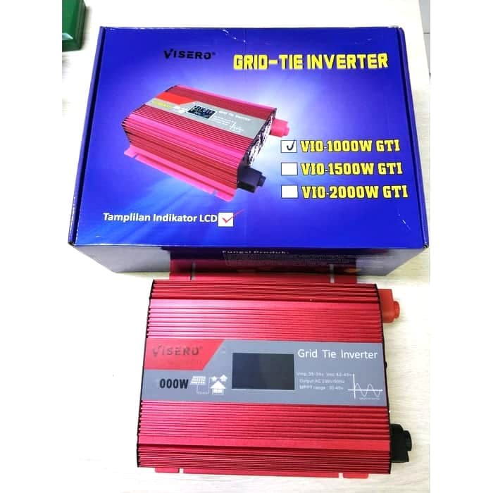 Power Inverter Visero Grid Tie With LCD display 1000W (VIO-1000W GTI)