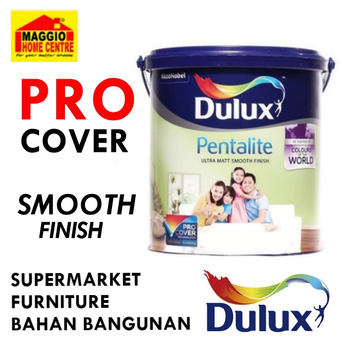 Cat Dasar - Cat Interior - Pentalite WARNA BEBAS PILIH 2,5KG - Dulux