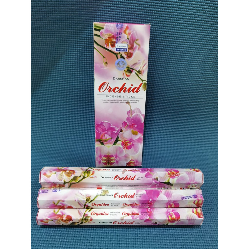 Dupa Hio Orchid atau Anggrek Hexa Handmade isi 20 batang By Darshan India