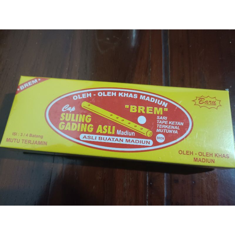 

BREM MADIUN 3 BATANG SULING GADING ORIGINAL-brem oleh oleh khas madiun cap suling gading asli madiun