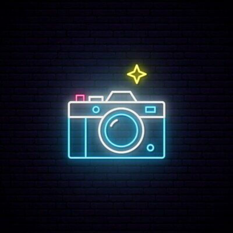 Lampu hias/lampu tidur neon sign/neon flex custom logo Tinggi 30 cm