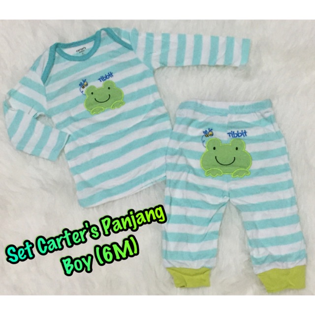 Set Carter panjang Boy / piyama anak