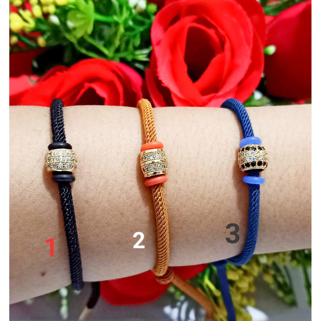 Gelang tali pandora mainan liontin