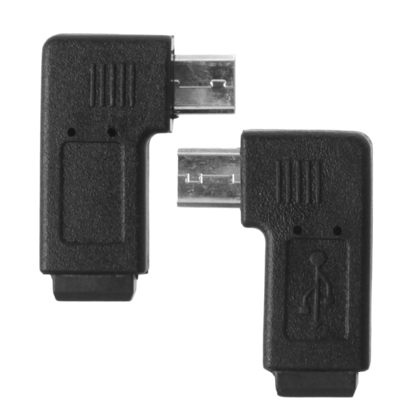 VIVI   90° Left &amp; Right Angled Mini USB 5Pin Female To Micro USB Male Data Sync Adapter