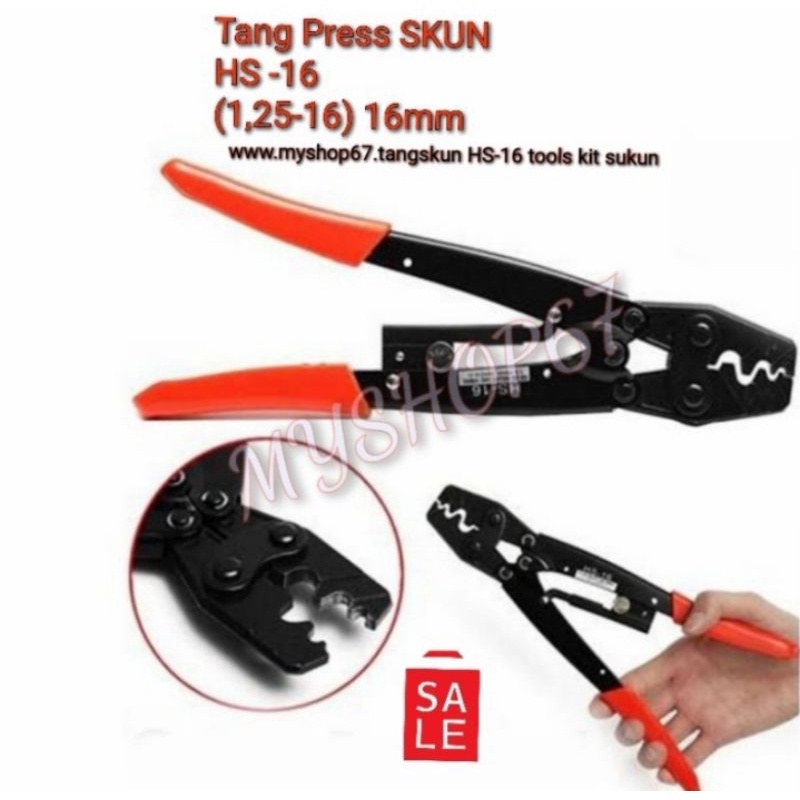 Tang press skun HS-16 (1,25-16) Crimping tool SKUN HS -16 (16mm)ì