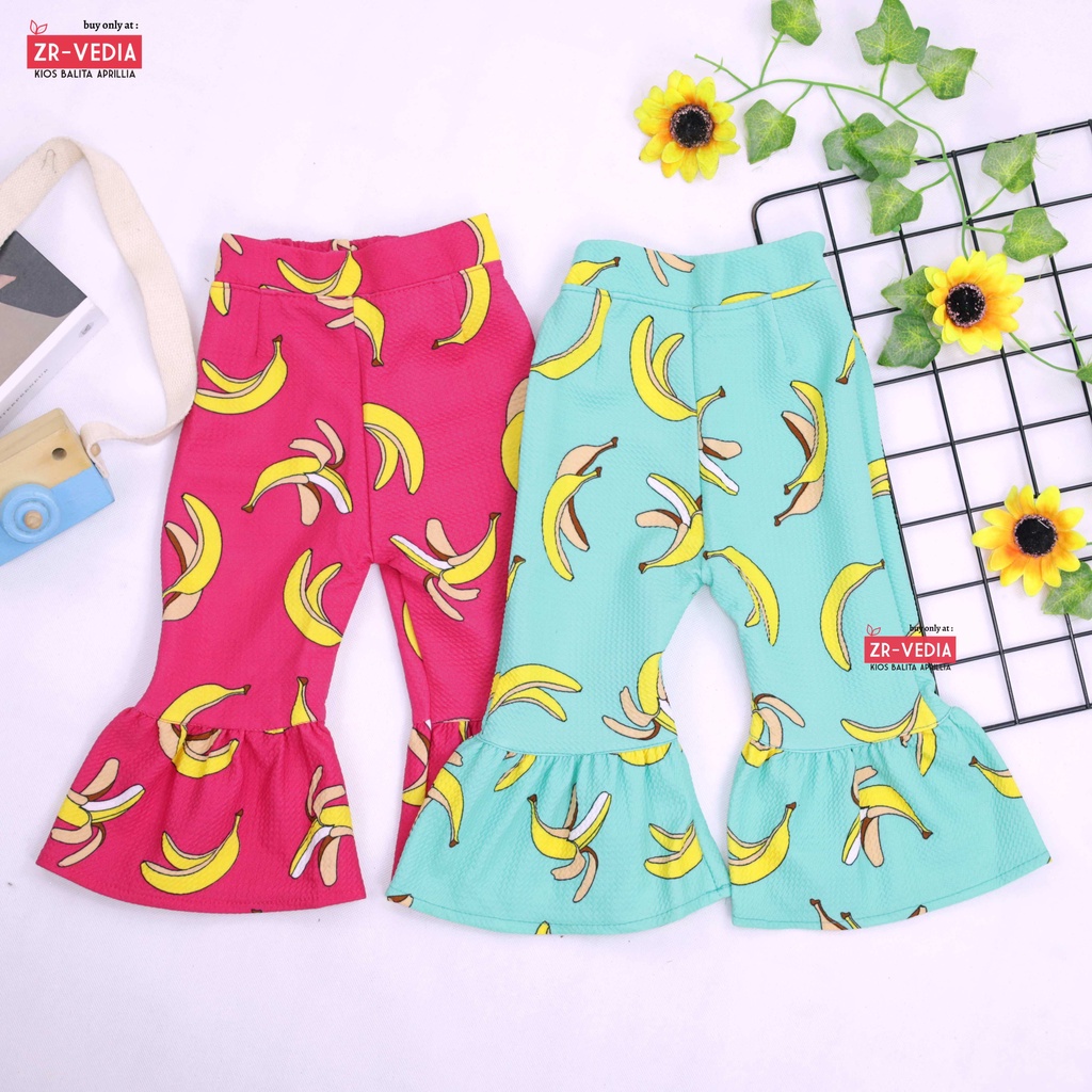 Trumpet Pants 1-2 Tahun / Celana Cutbray Adem Anak Perempuan Legging Cewek Modis Girl Lucu Panjang