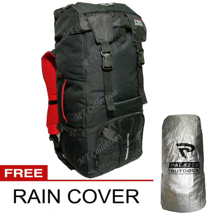 Palazzo Carrier 36143 Tas Ransel Gunung 70 Liter - Hitam