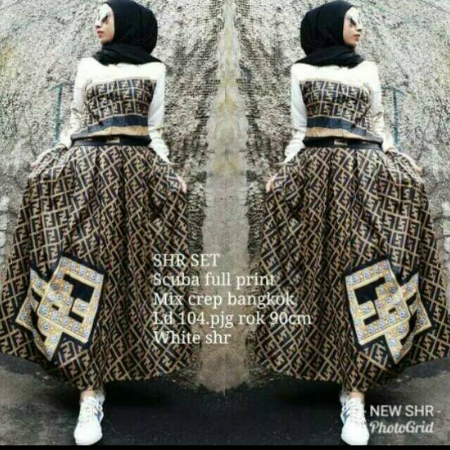 ORI SHR SETELAN ROK SCUBA