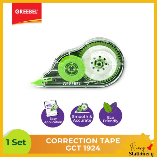 

Correction Tape / Tipe X Kertas by GREEBEL GCT-1924 [1 Pcs]