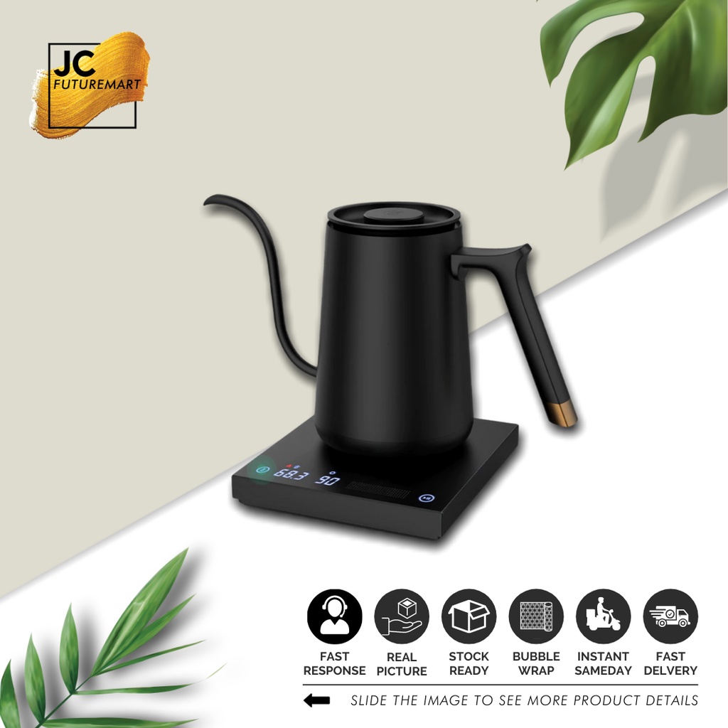 TIMEMORE FISH BASIC ELECTRIC GOOSENECK KETTLE 900ML | TEKO KOPI