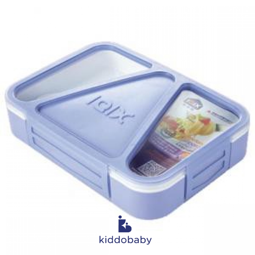 IQIX Rectangle Separate Lunch Box - Purple