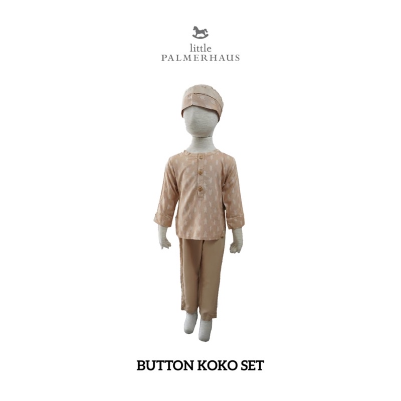 Button Koko Set by Little Palmerhaus/Koko anak/IED COLLECTION