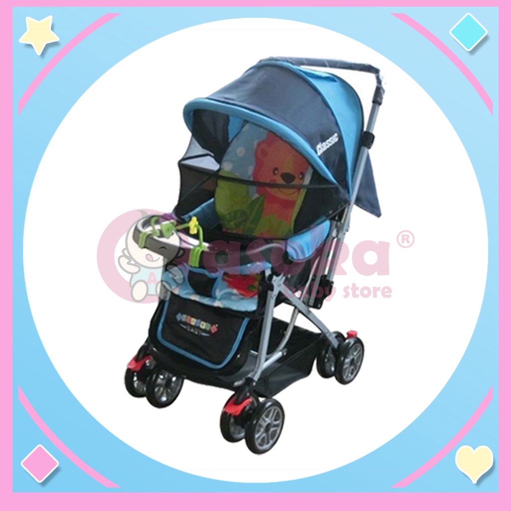 Stroller Pliko Creative 218 Classic - Kereta Dorong Bayi ASOKA