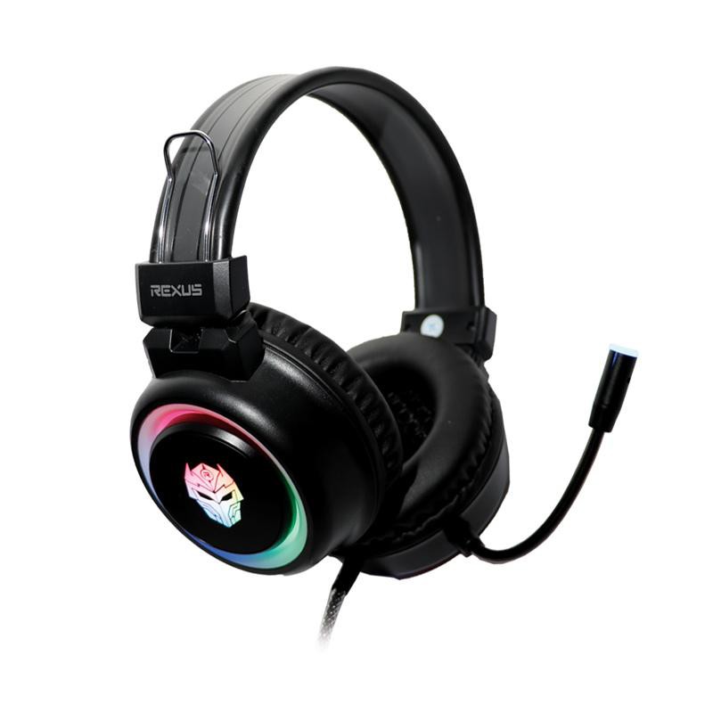 Headset Gaming Rexus F30 Vonix RGB Free Splitter 2 Female 1 Male