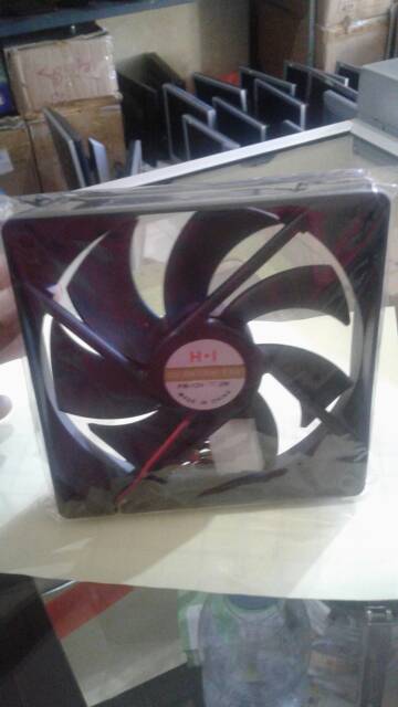 Fan case 12cm hitam