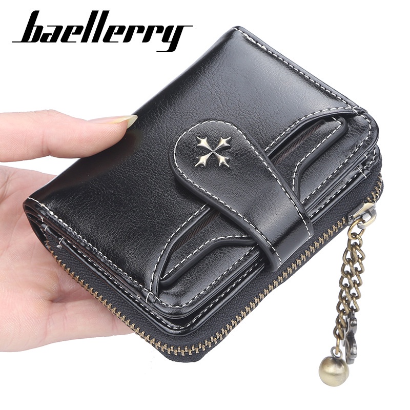 BAELLERRY N1811 Dompet Wanita Kecil Bahan Kulit PU Leather Premium WATCHKITE WKOS