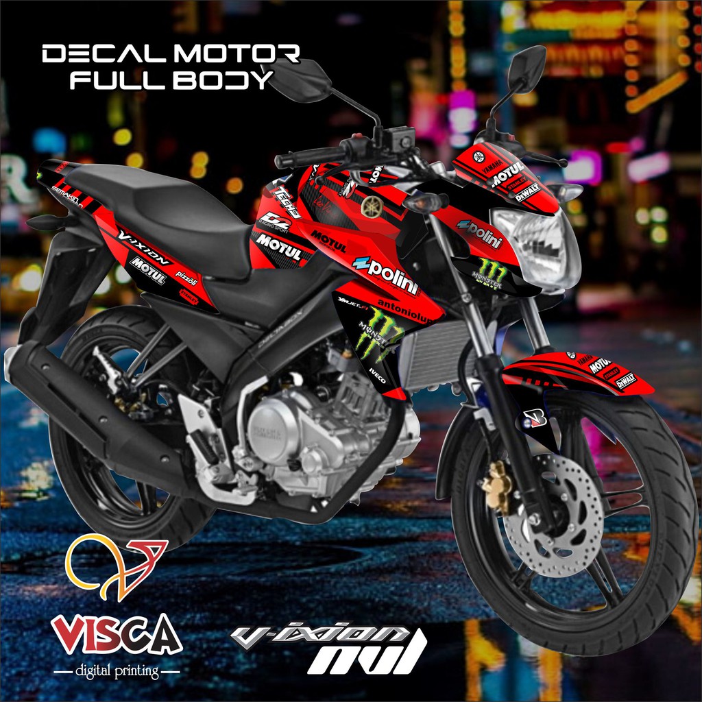 Decal Vixion NVL Decal Vixion New Stiker Vixion NVL Stiker Vixion New Tech3