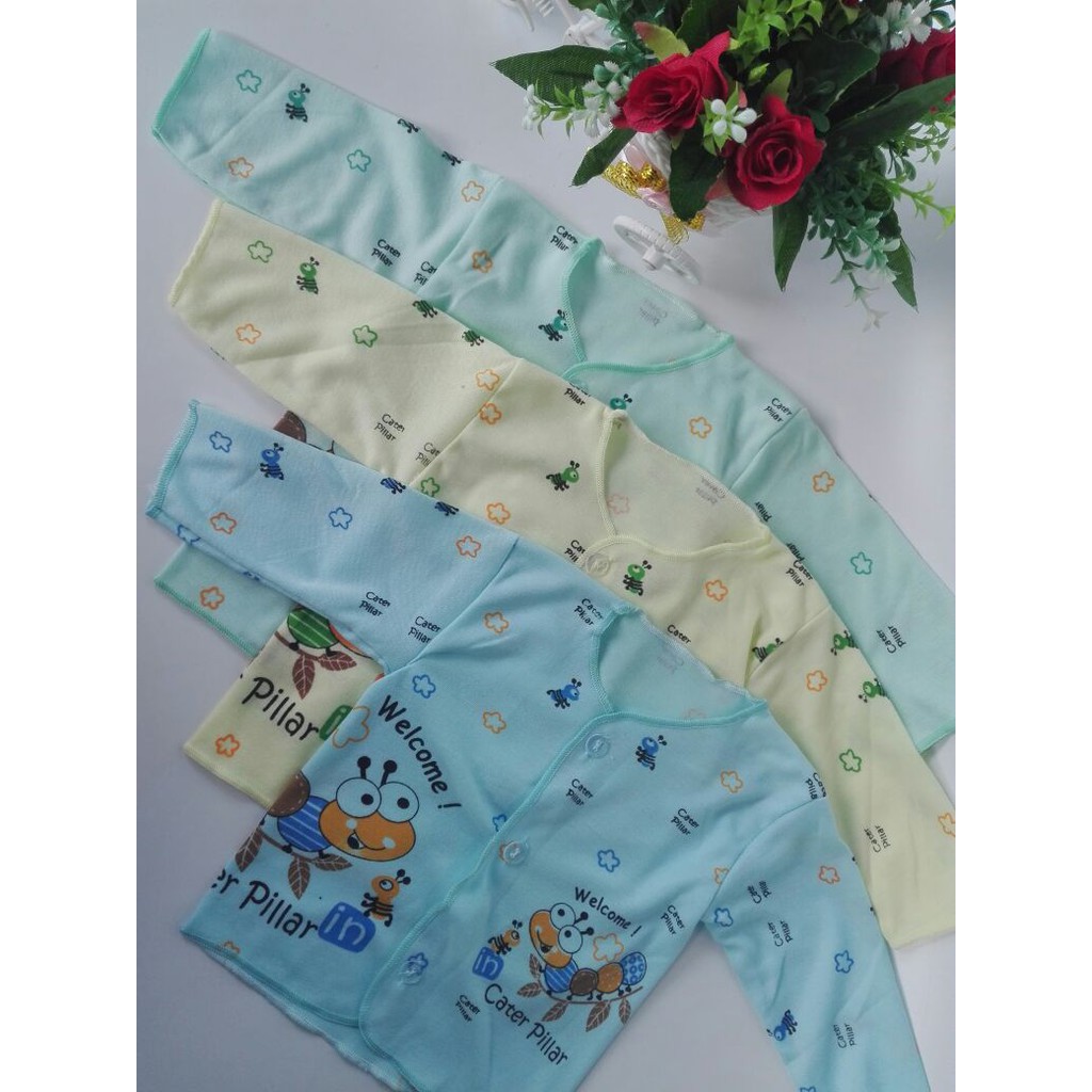 Baju panjang bayi yks bahan cotton halus