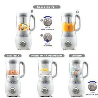 babysafe food maker lb012 / alat kukus .blender dll