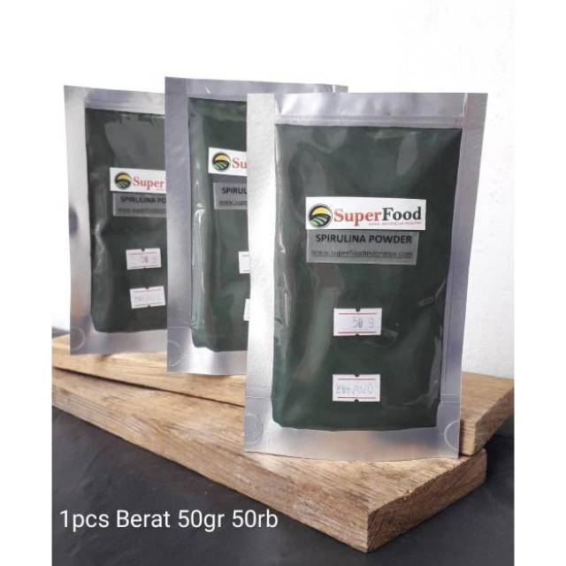 

Spirulina Powder/pcs 50gr Superfood Indonesia