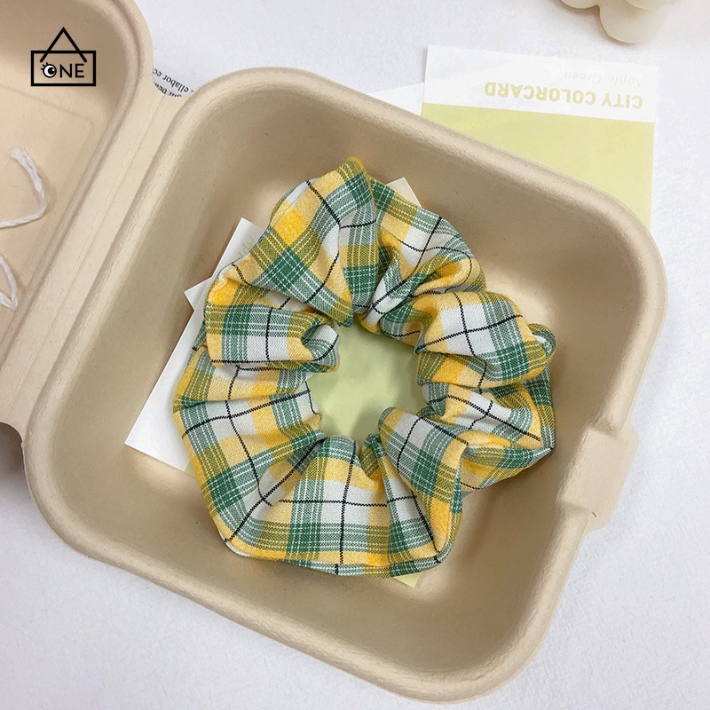 Ready stock COD Korea  Ikat Rambut Wanita Scrunchie Bunga Tali Aksesoris Karet Rambut A one