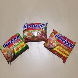 

Mie Sedap Goreng AyamBawang Soto
