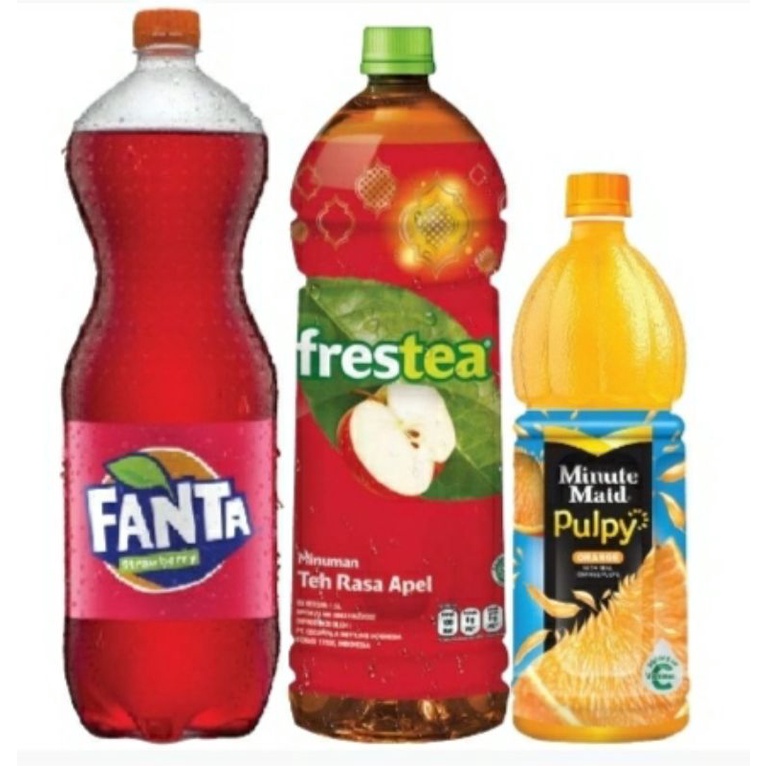 

Paket Fanta, Frestea Apel, Pulpy Orange