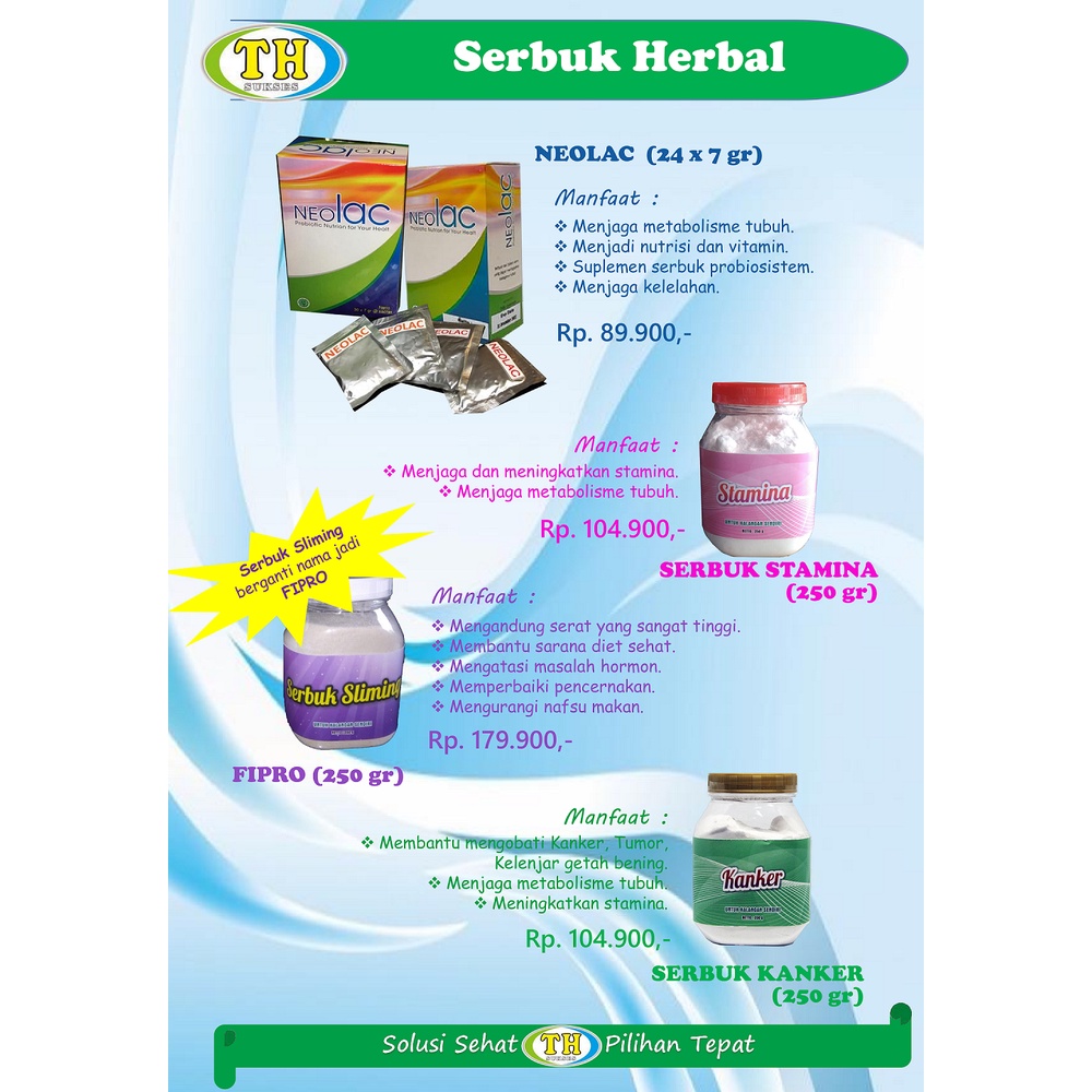 Bioth - Proca Sachet/ Serbuk Fipro 250 gram/ Serbuk Kanspro 250 gram/Neolac